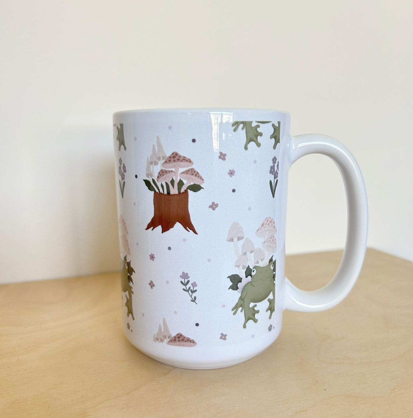 Toadstool Frog Extra Large Mug 15oz