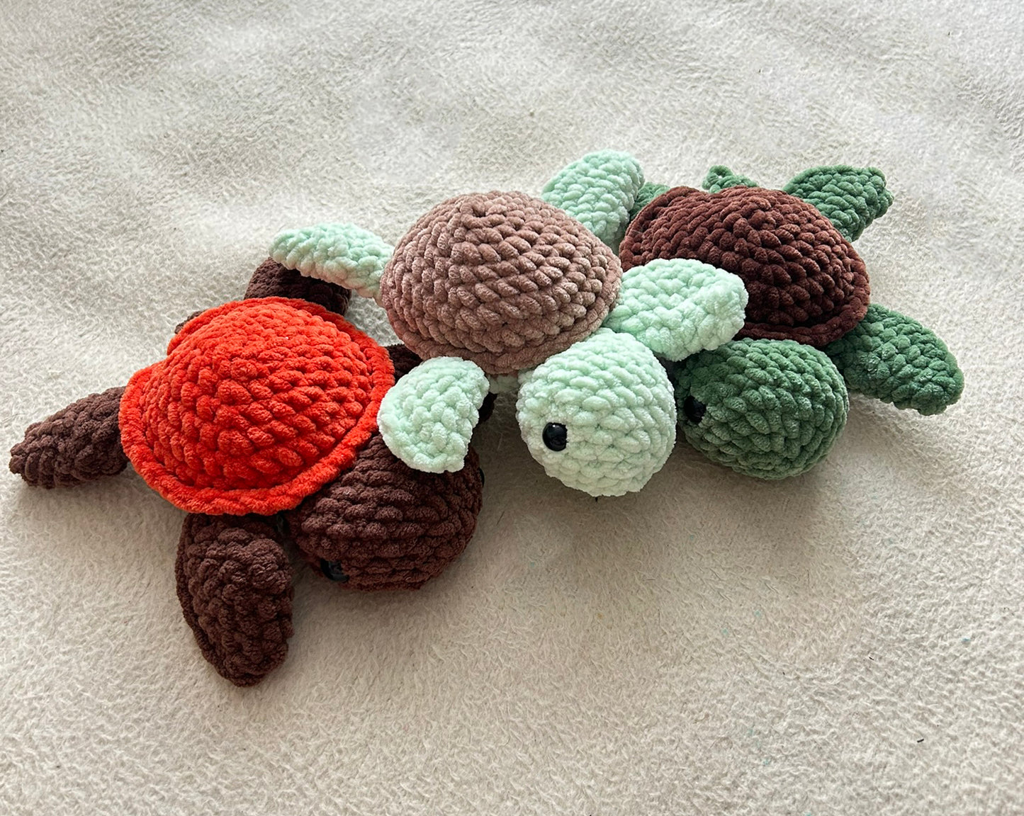 Crochet Plushies Made to Order Sea Turtle Small