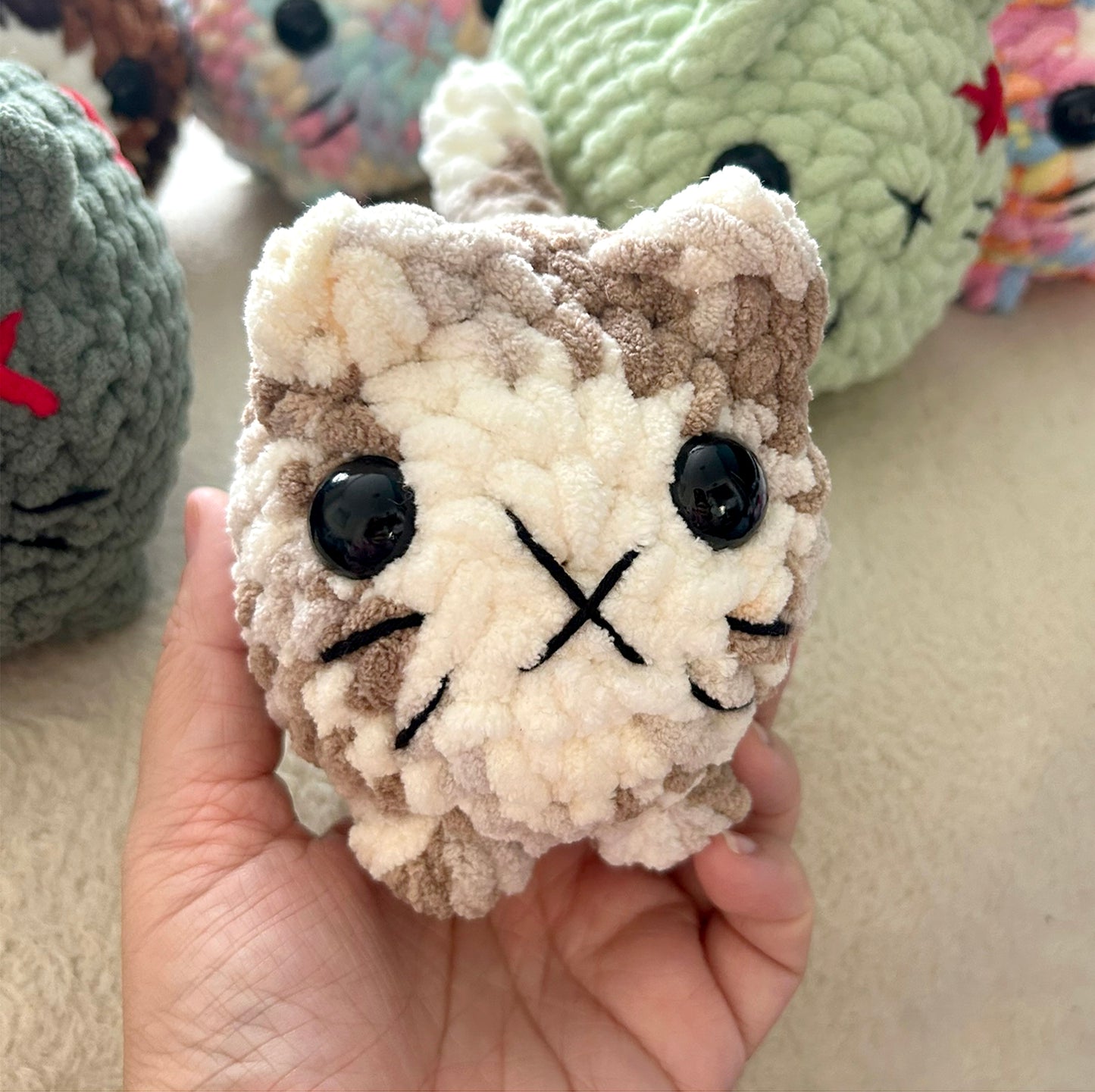 Crochet Plushies Made to Order Loaf Kitten