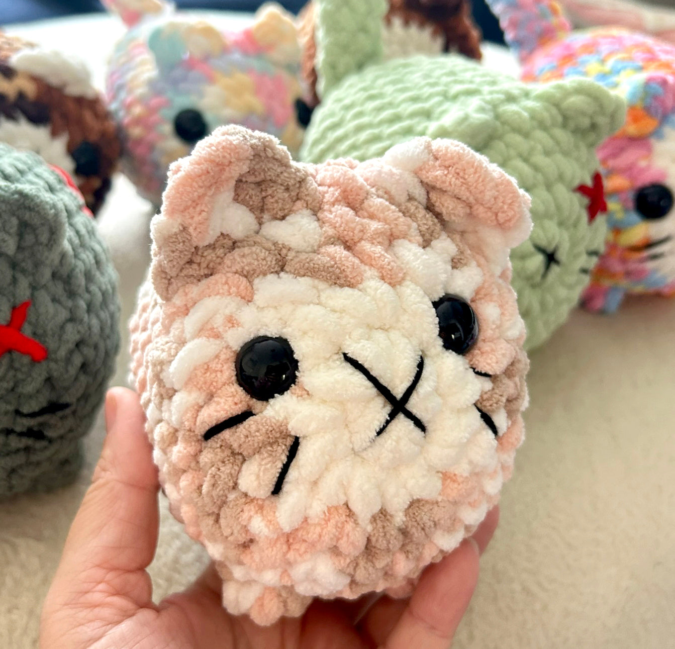 Crochet Plushies Made to Order Loaf Kitten
