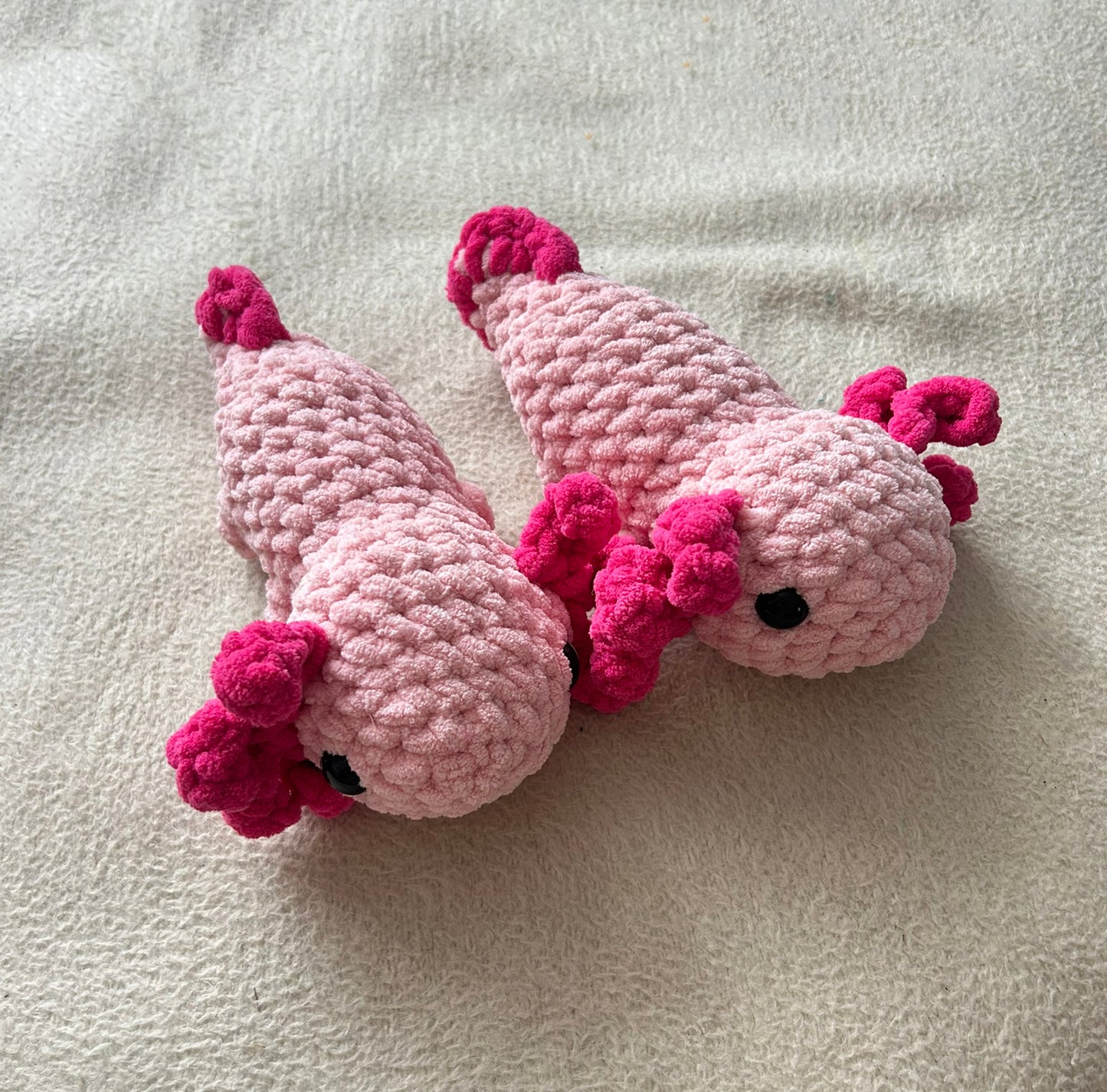 Crochet Plushies Made to Order Axolotl Large