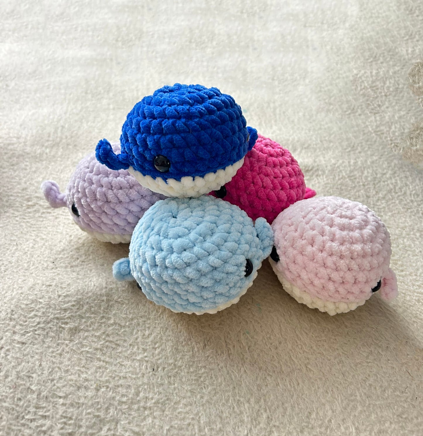 Crochet Plushies Made to Order Whale Medium