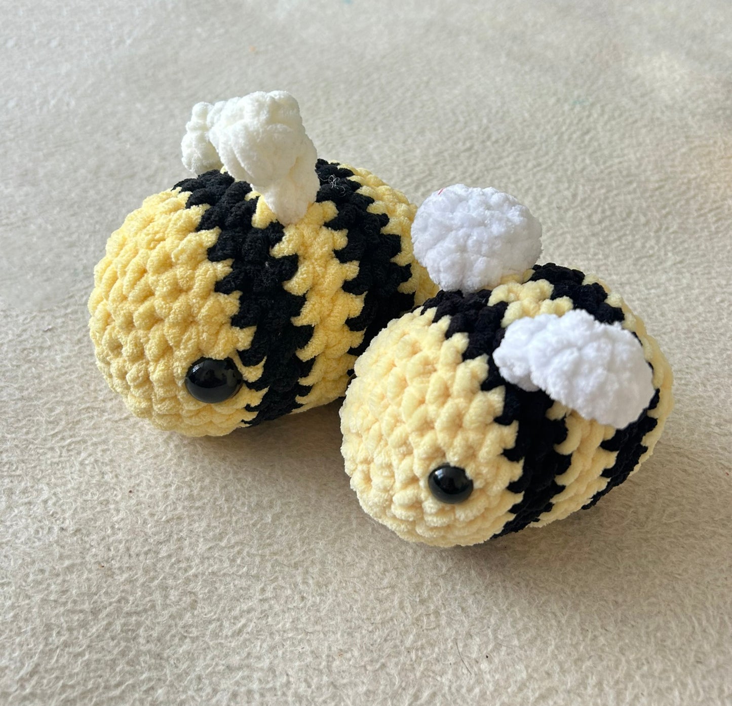 Crochet Plushies Made to Order Large Bumble Bee