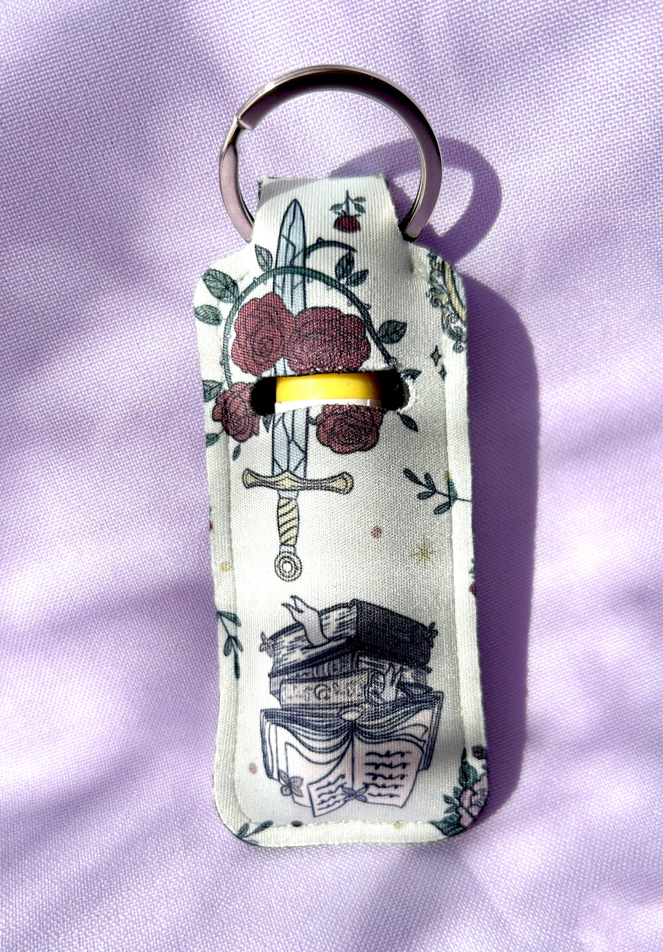 Romantasy Lip Balm Holder Keyring