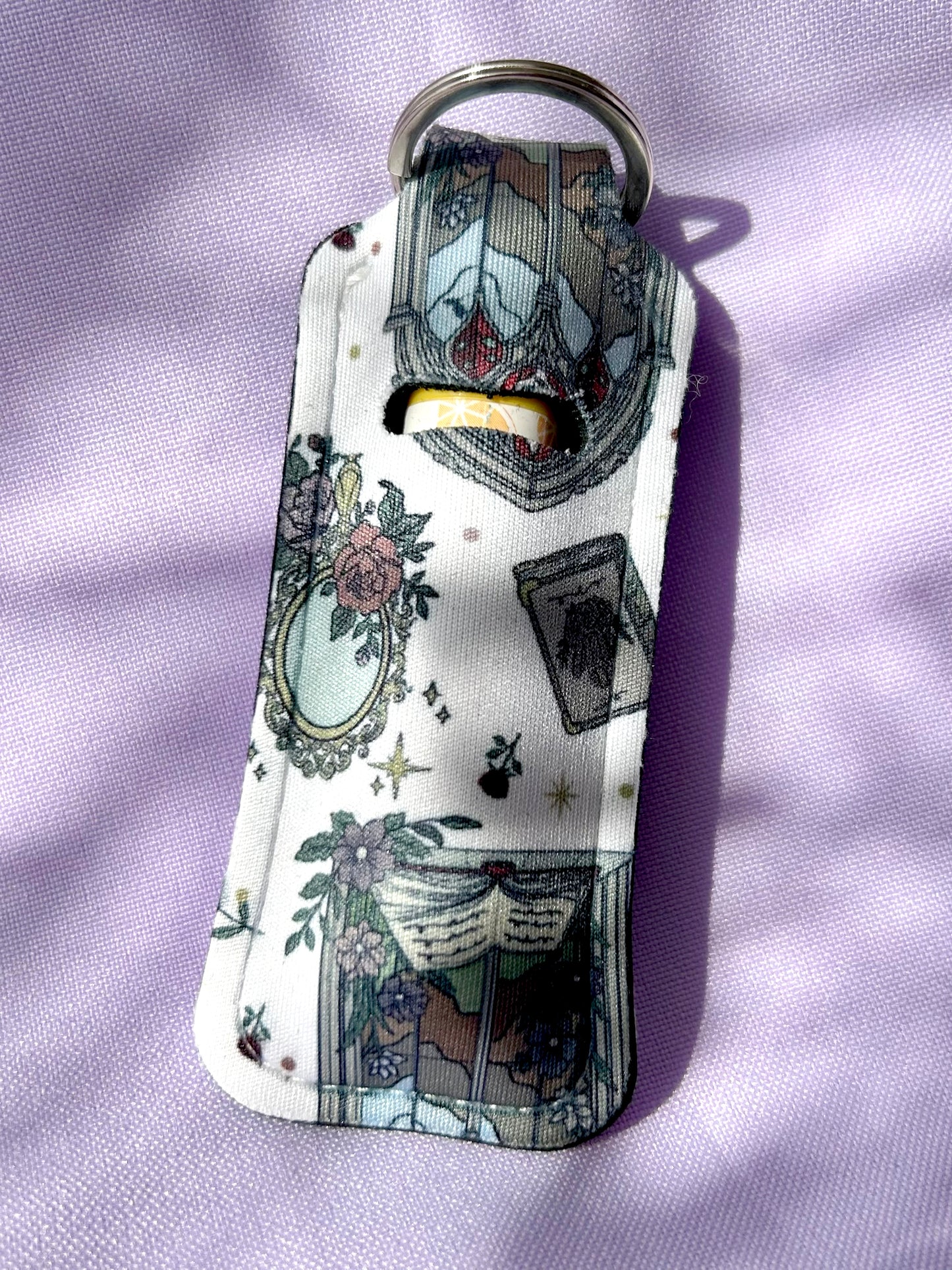 Romantasy Lip Balm Holder Keyring