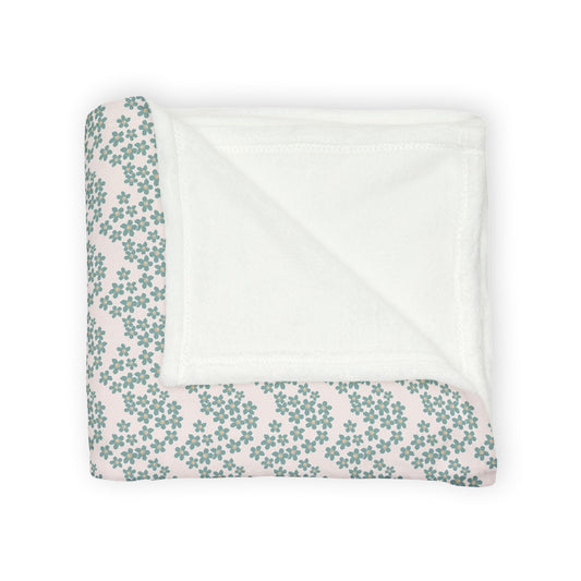 Scandi Folk Floral Soft Polyester Blanket