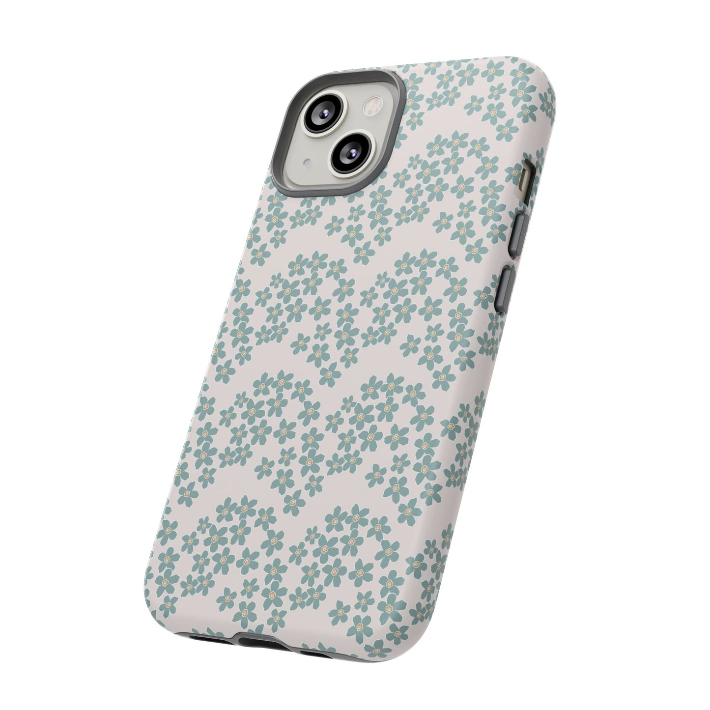 Scandi Floral Ditsy Tough Phone Case