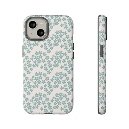 Scandi Floral Ditsy Tough Phone Case