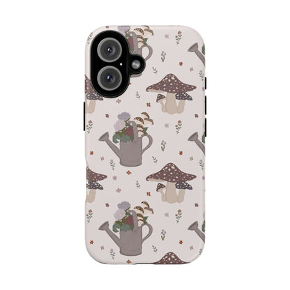 Watering Can Toadstools Tough Phone Case