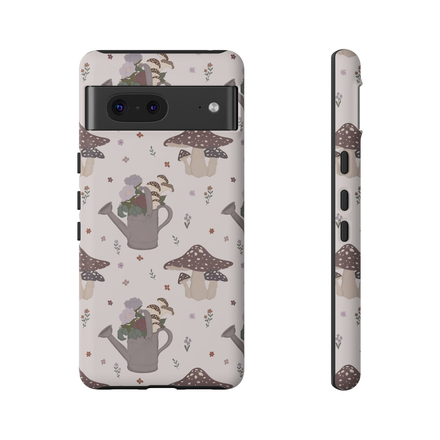 Watering Can Toadstools Tough Phone Case