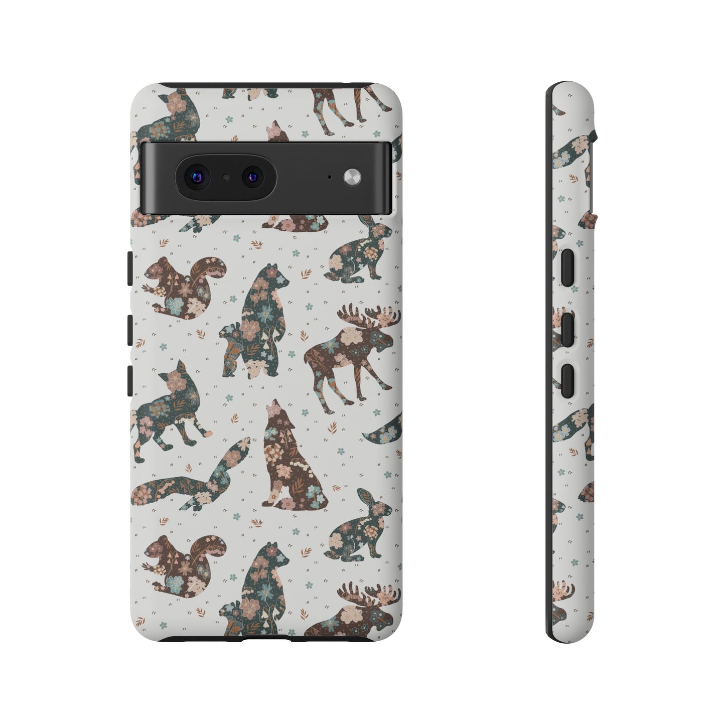 Scandi Folk Woodland Animal Tough Phone Case