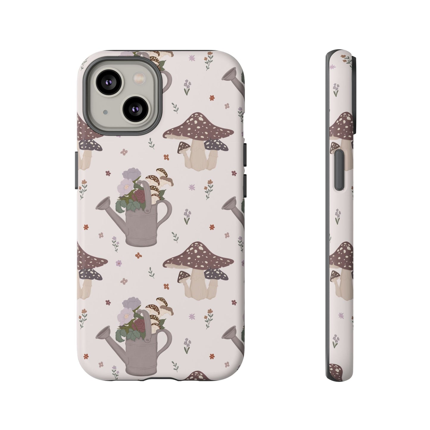 Watering Can Toadstools Tough Phone Case