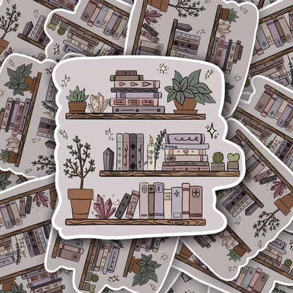 Book Shelf Vinyl waterproof Sticker
