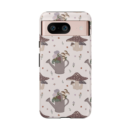 Watering Can Toadstools Tough Phone Case