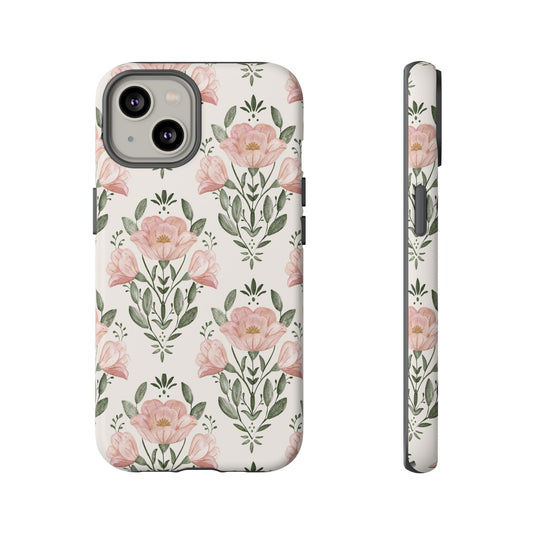 Watercolour Floral Tough Phone Case