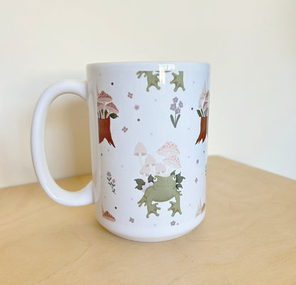 Toadstool Frog Extra Large Mug 15oz