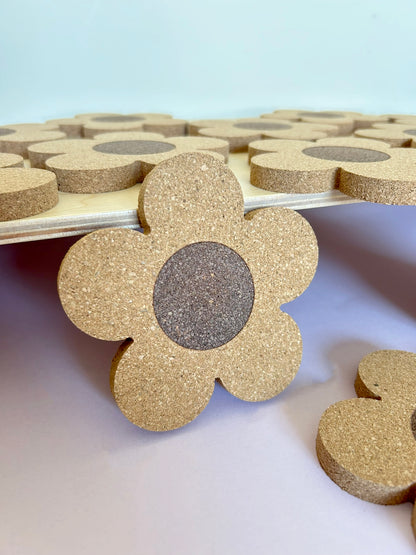 Cork Flower Coaster