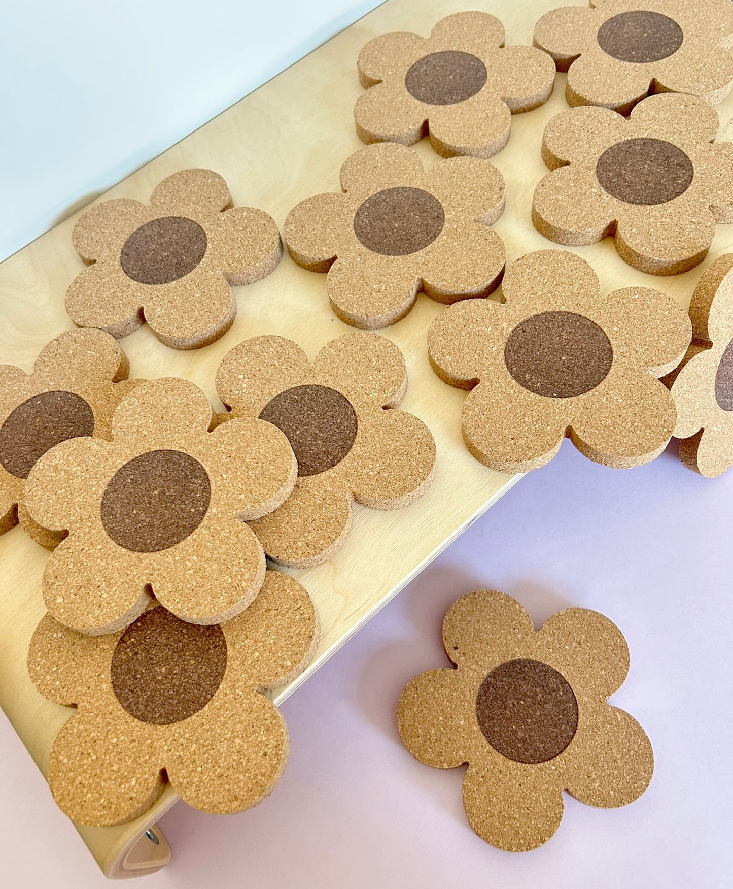 Cork Flower Coaster