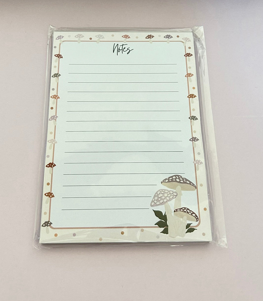 A5 Toadstool Notepad Tear Off Style