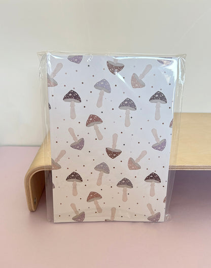 Mini Toadstools A5 Lined Notebook Soft Cover