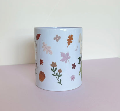 Lilac Mug Frog Toadstools