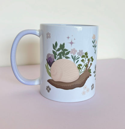 Lilac Mug Snail Watering Can Toadstools