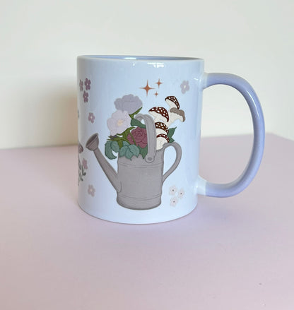 Lilac Mug Snail Watering Can Toadstools