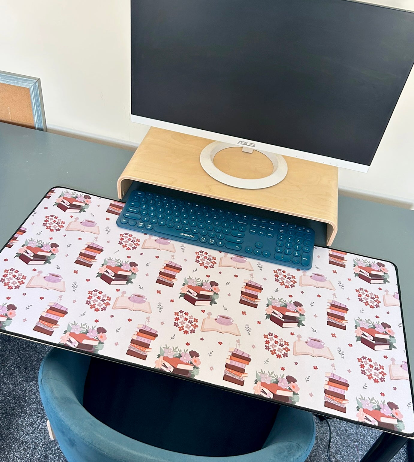 Bookish Gaming Mat Desk Pad