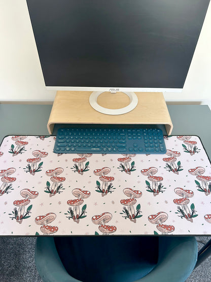 Toadstool House Gaming Mat Desk Pad