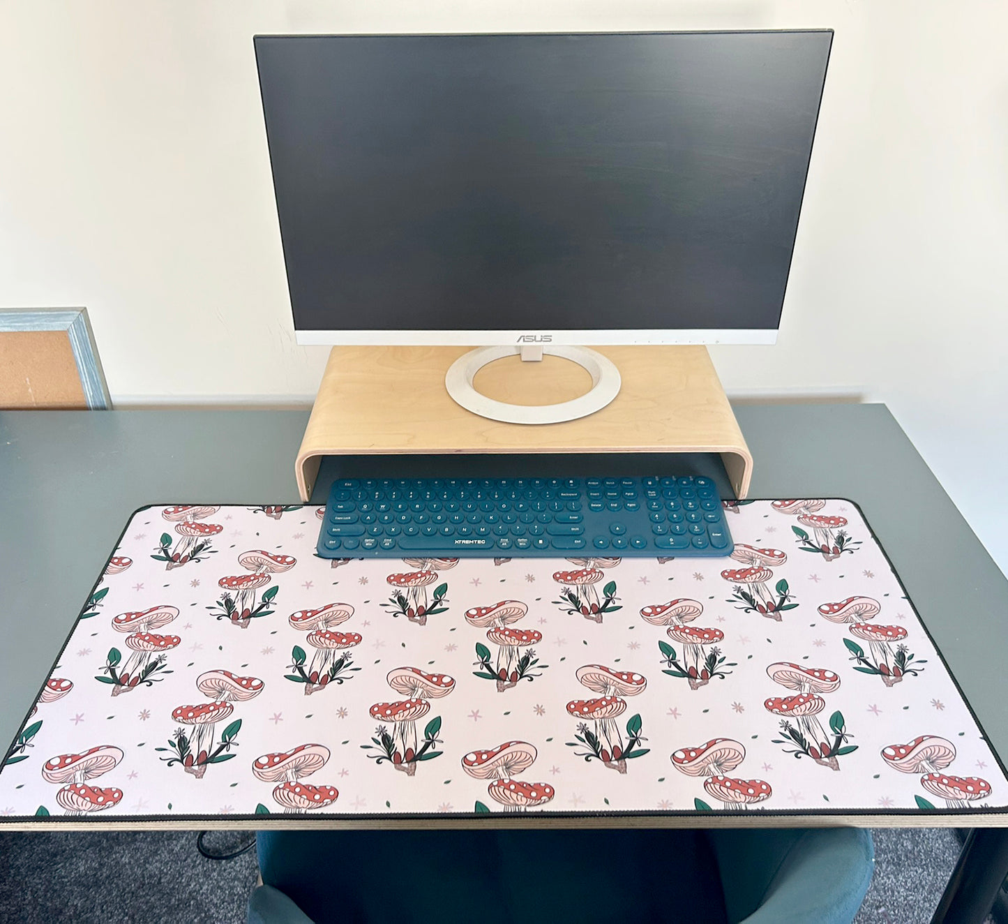 Toadstool House Gaming Mat Desk Pad