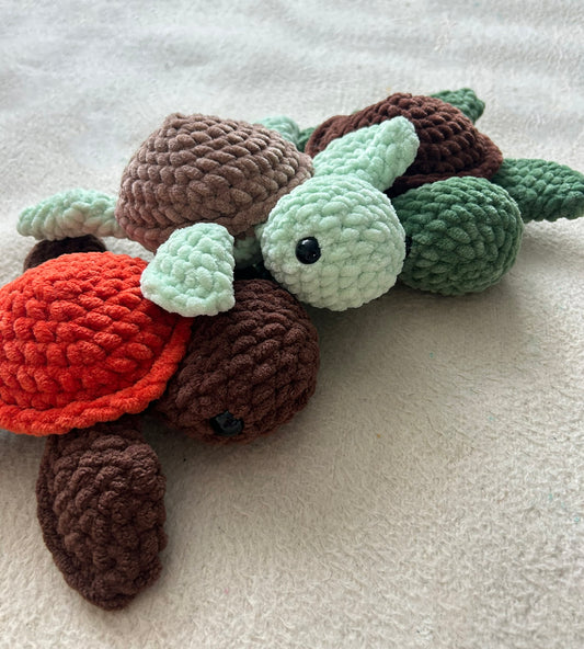 Crochet Plushies Made to Order Sea Turtle Small