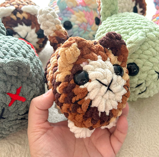 Crochet Plushies Made to Order Loaf Kitten