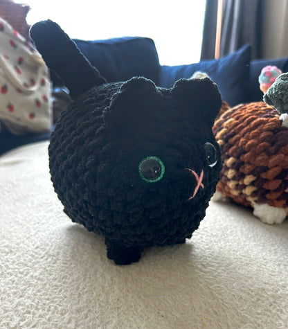 Crochet Plushies Made to Order Loaf Cat Medium