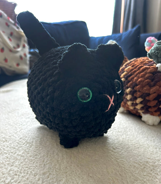Crochet Plushies Made to Order Loaf Cat Medium