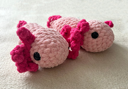 Crochet Plushies Made to Order Axolotl Large