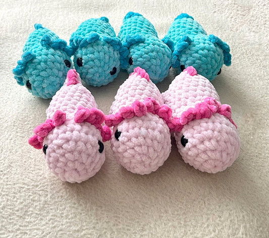 Crochet Plushies Made to Order Axolotl Medium