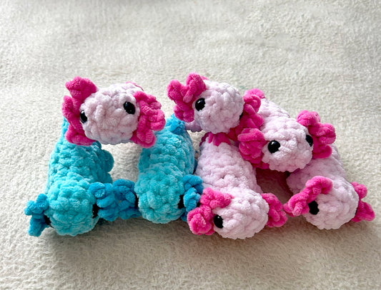 Crochet Plushies Made to Order Axolotl Mini