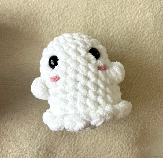 Crochet Plushies Made to Order Ghost Large