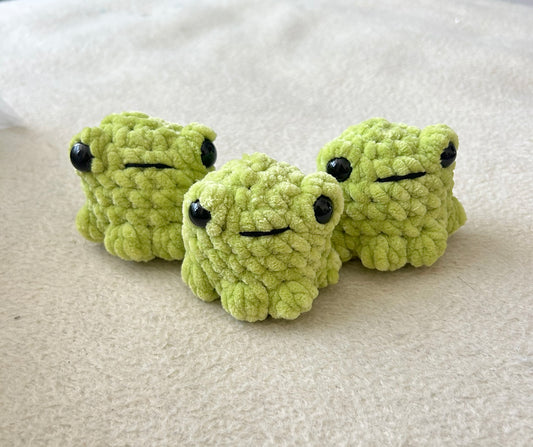 Crochet Plushies Small Frog