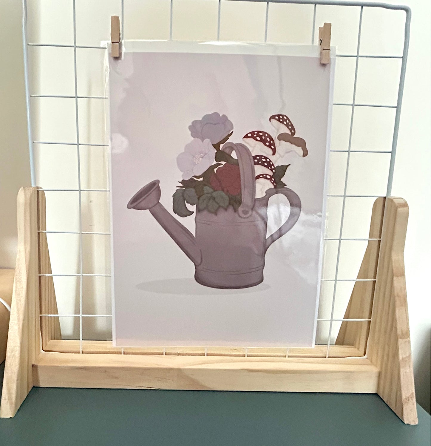 Watering Can A4 Wall Art Print