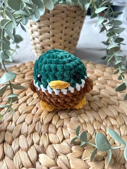 Crochet Plushies Small Mallard Duck