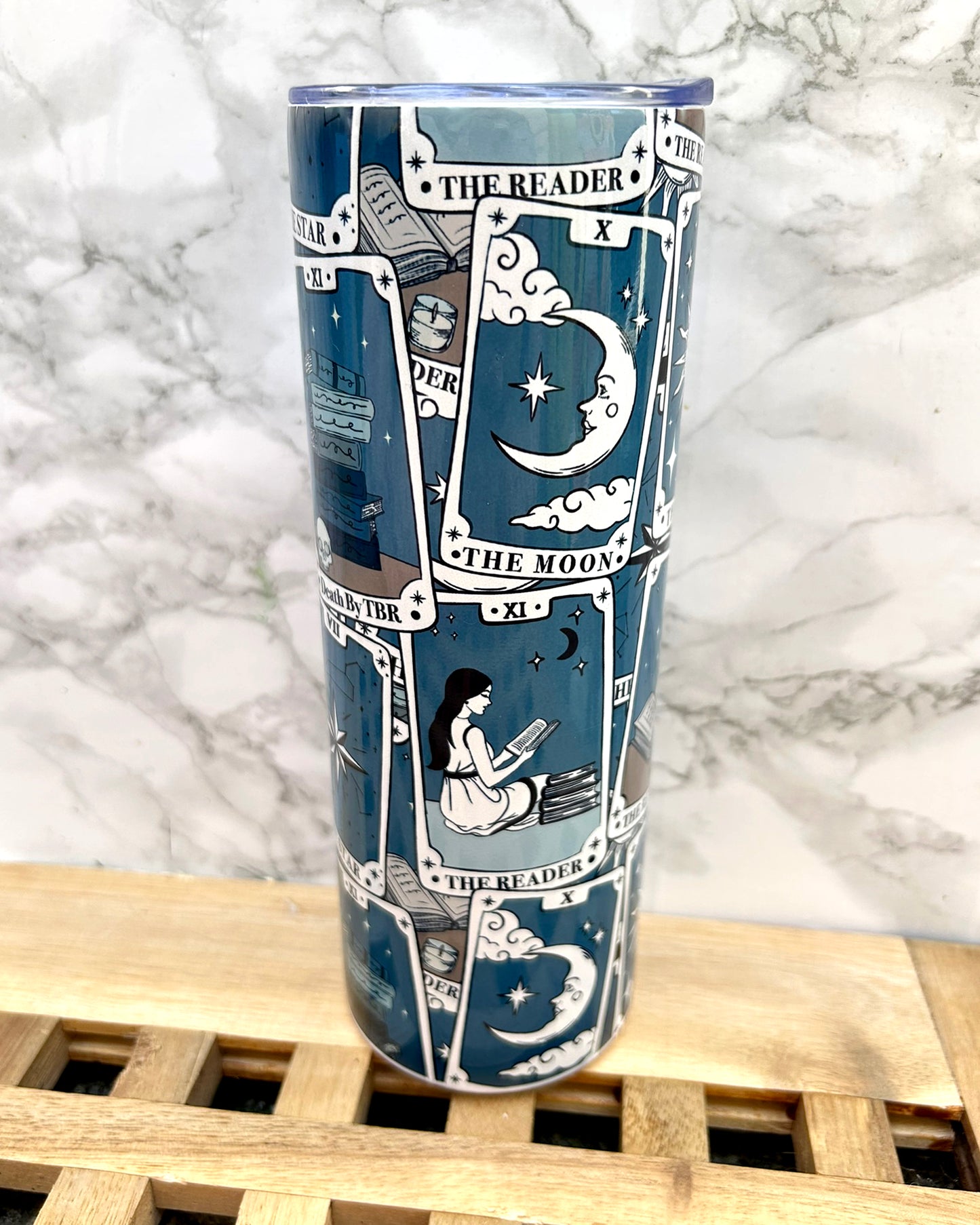 Tarot Cards Steel Tumbler & Straw 20oz