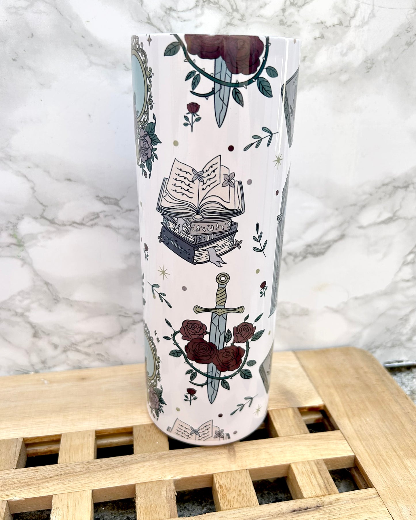 Romantasy Steel Tumbler & Straw 20oz