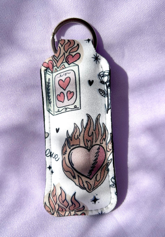 Slow Burn Lip Balm Holder Keyring