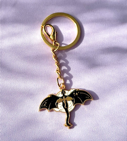 Fourth Wing Dragon Keyring