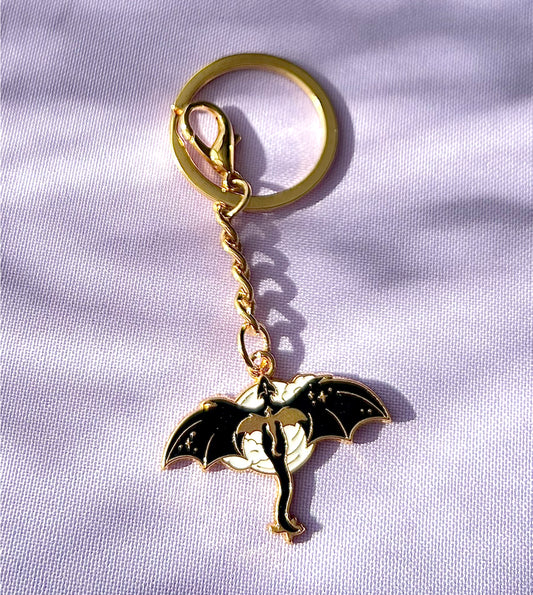 Fourth Wing Dragon Keyring