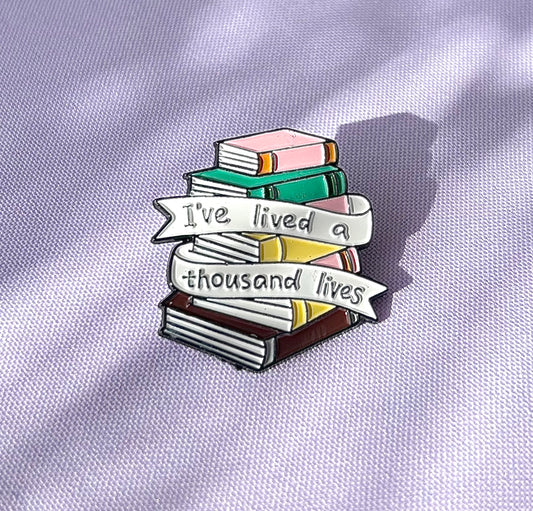 Bookish Enamel Pin