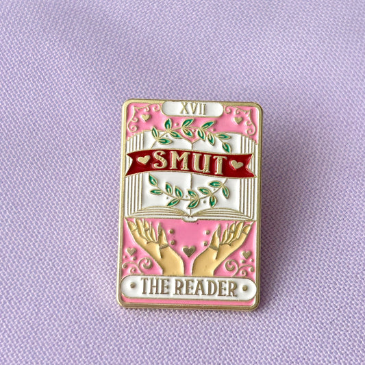 Smut Reader Tarot Card Enamel Pin