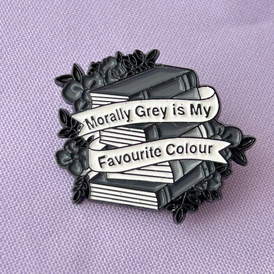 Morally Grey Dark Romance Enamel Pin