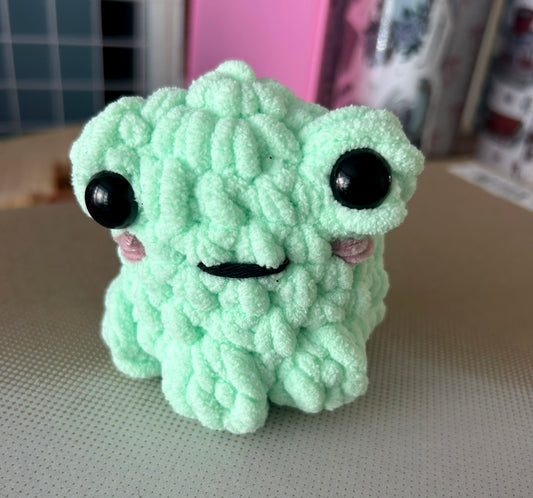 Crochet Plushies Made to Order Frog Medium